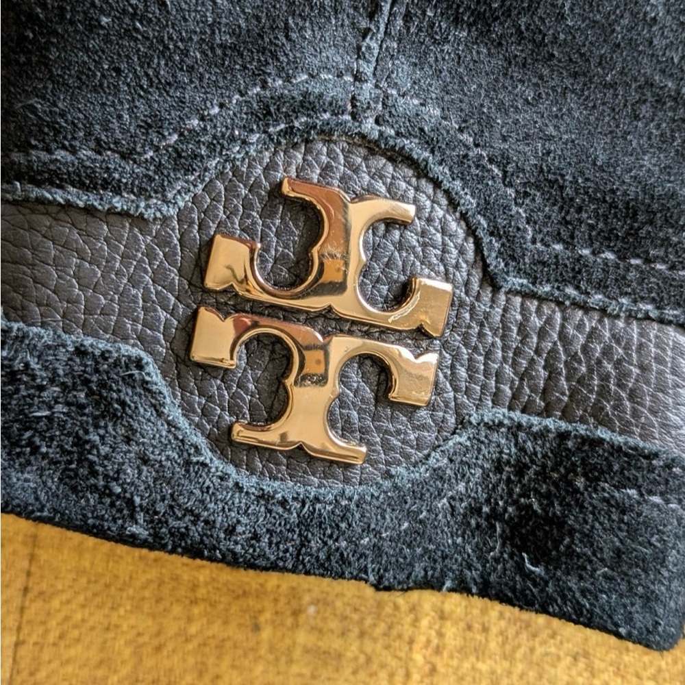 Tory Burch Black Heeled Boots - Picture 6 of 6